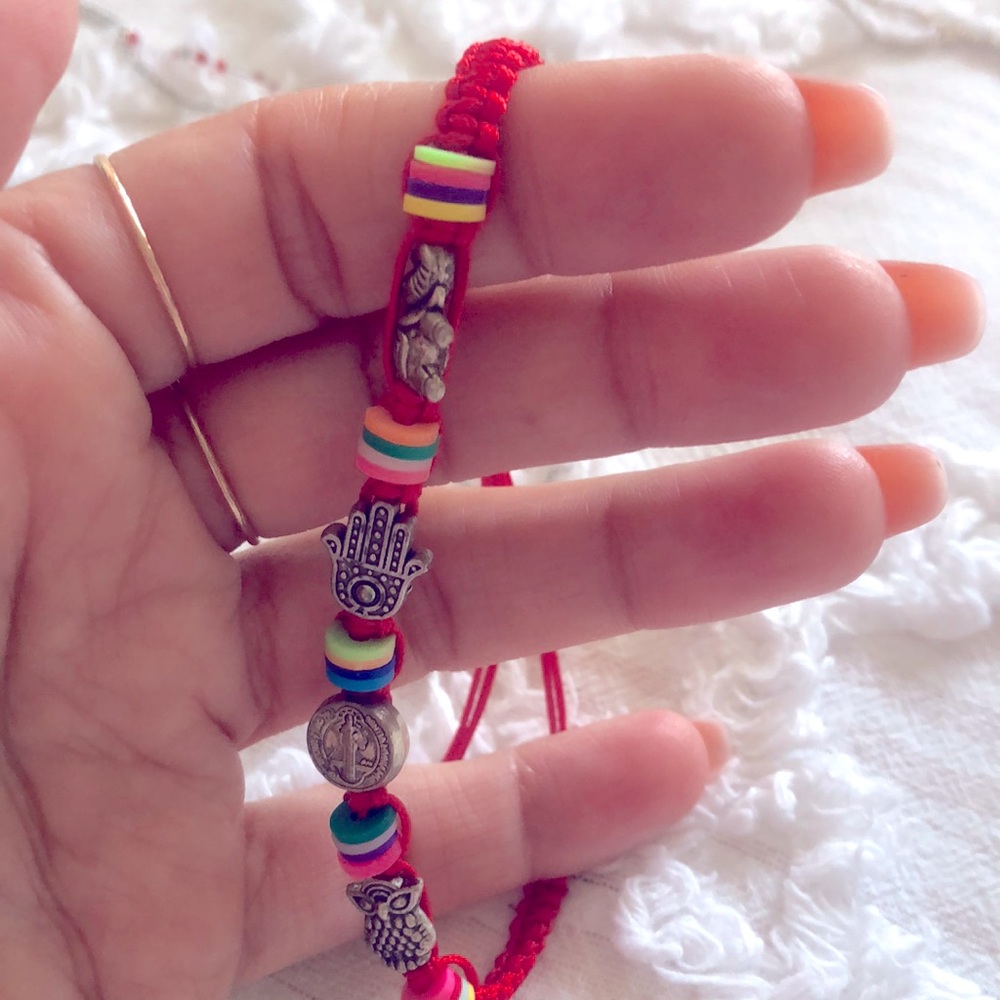 Karma and Good Luck bracelet - handmade